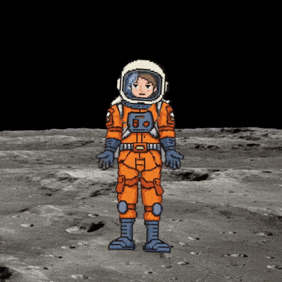 Space explorer character