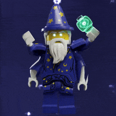 Magical wizard character